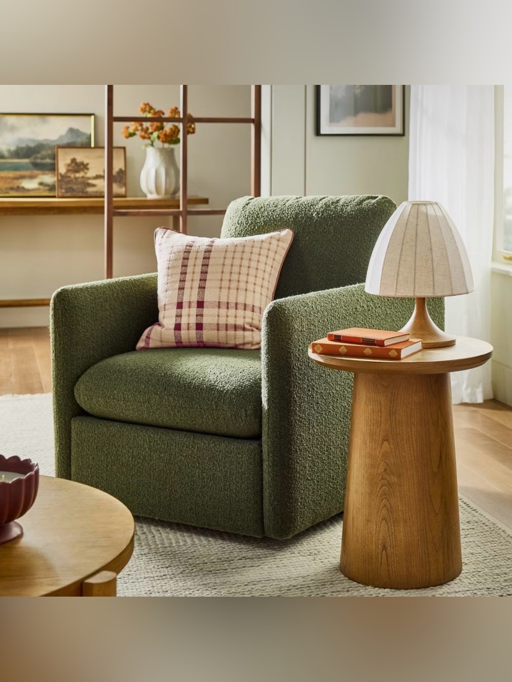 Wood Trumpeted Table Lamp - Hearth & Hand with Magnolia - Picture 3 of 6